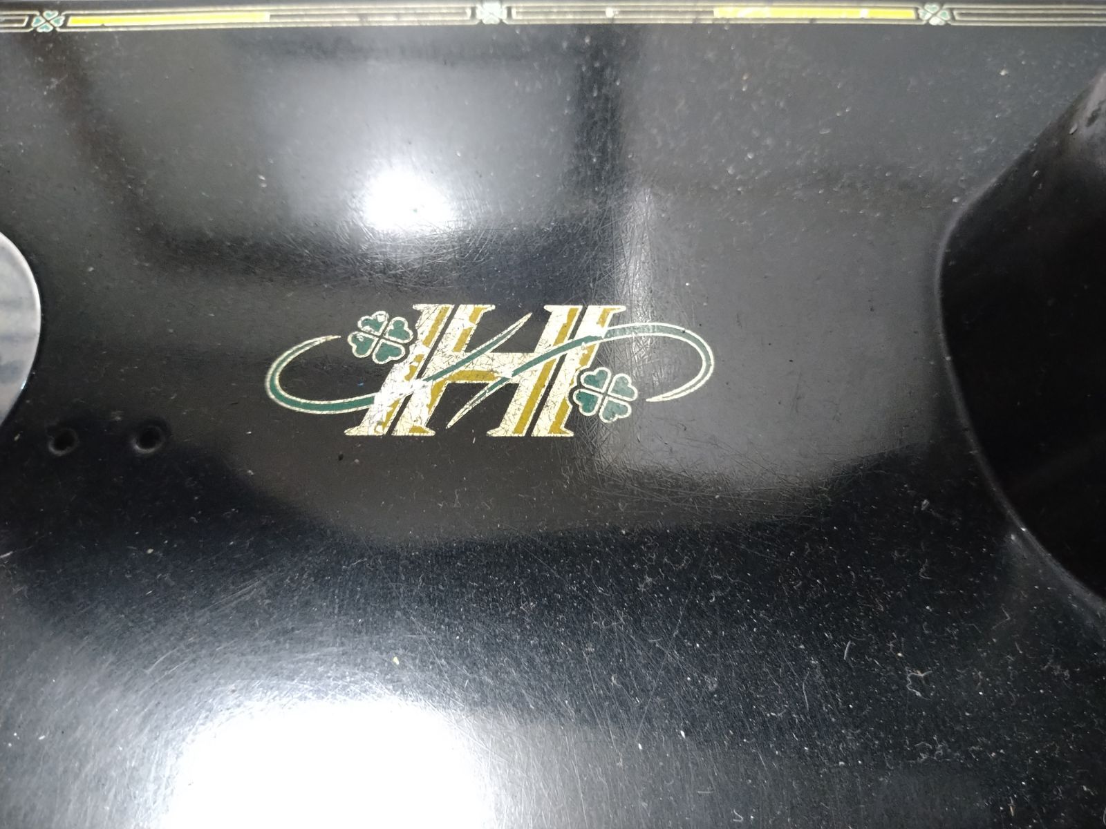 HAPPY 鉄製座卓脚 ミシン レトロミシン アンティークミシン 昭和レトロ 楽天市場】【中古】アンティークミシン（昭和ミシン/黒ミシン） 手廻し