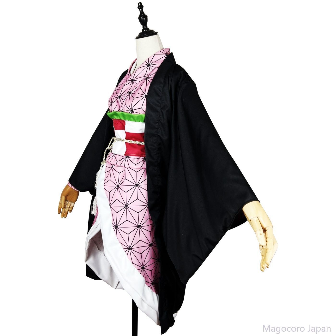 鬼滅の刃 竈門 禰豆子 風 コスプレ衣装 コスプレ服 アニメ コスチューム Cosplay イベント パーティー 変装 仮装 竈門 禰豆子 かまど ねずこ 鬼滅の刃 風 コスプレ衣装 コスチューム