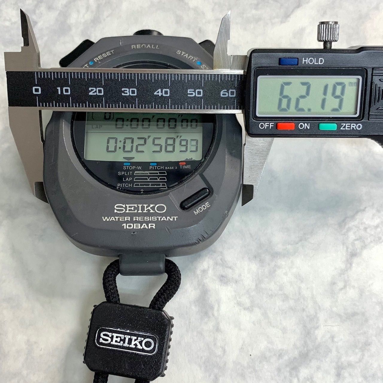 ストップウォッチ⭐️SEIKO】液晶汚れあり S120-4000 （AYA