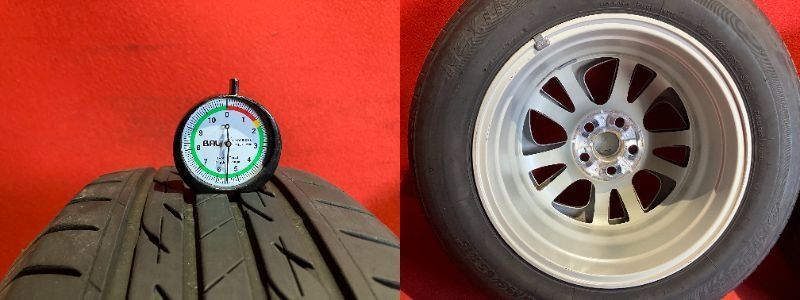 中古サマータイヤホイールセット 【 BRIDGESTONE NEXTRY 195/65R15 15x6.5+40 100-5H】 [トヨタ 50系 プリウス純正] 4本SET