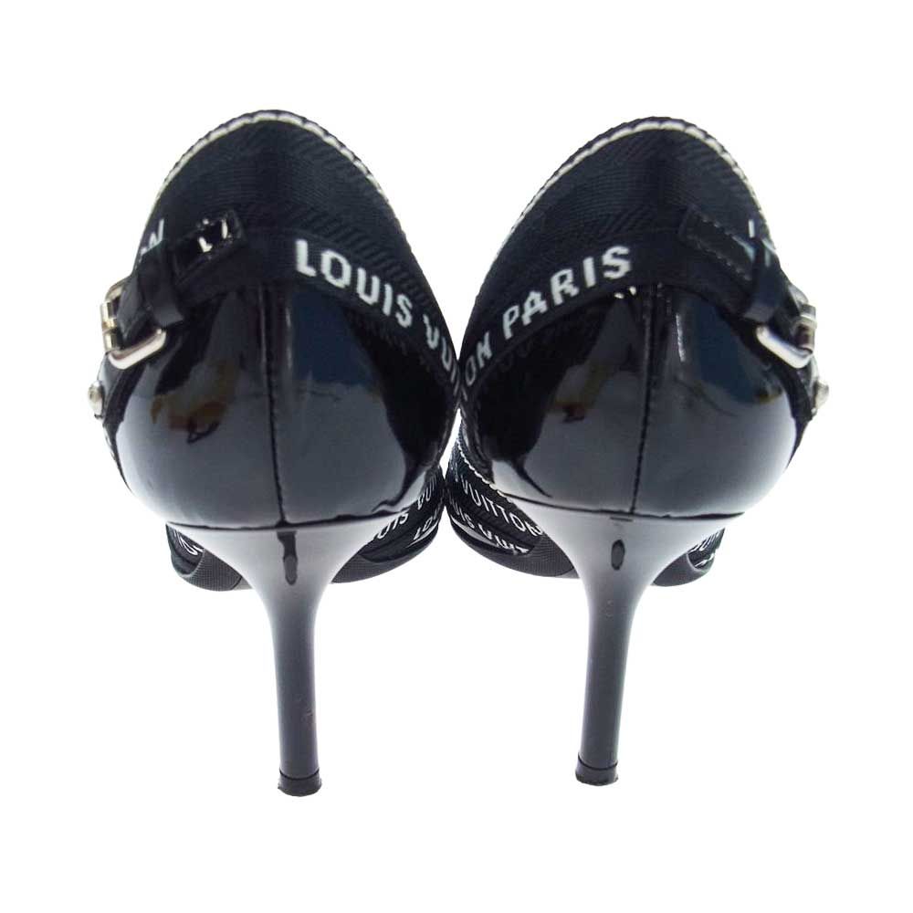 Louis Vuitton リボン付きヒール LOUIS VUITTON ルイ・ヴィトン パンプス ロゴ リボン ピンヒール