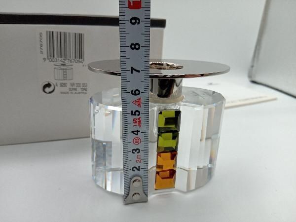 SWAROVSKI スワロフスキー クリスタルレインボーキャンドルホルダー