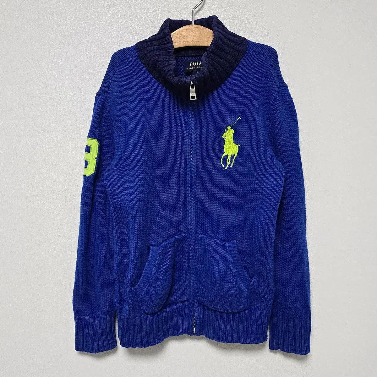 100%新品，大人気 アウター キッズ ： 6T ポロ Ralph Lauren(ラルフローレン) ニット ジップアップ セーター