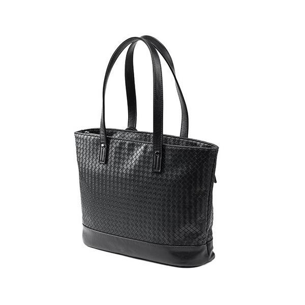 サンワダイレクト トートバッグ PUレザー 合成皮革 大容量 A4収納 13.3型PC イントレチャート ブラック 200-BAG176BK1個