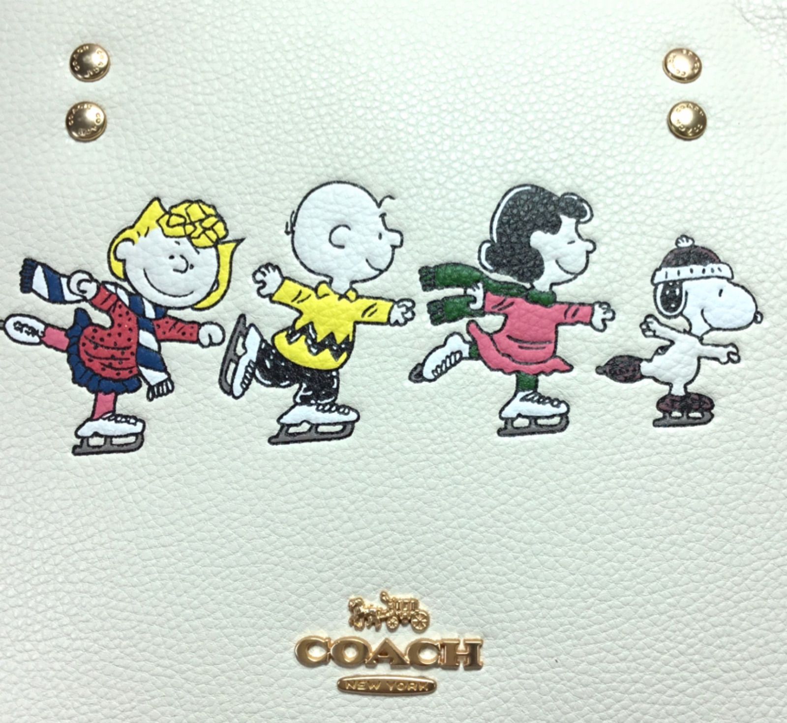 新作モデル COACH コーチCOACH PEANUTSトー22スヌーピアイス