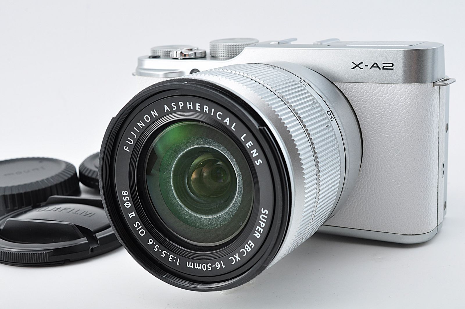 FUJIFILM フジフイルム X-A2 レンズキット ホワイト コンパクト ミラーレス