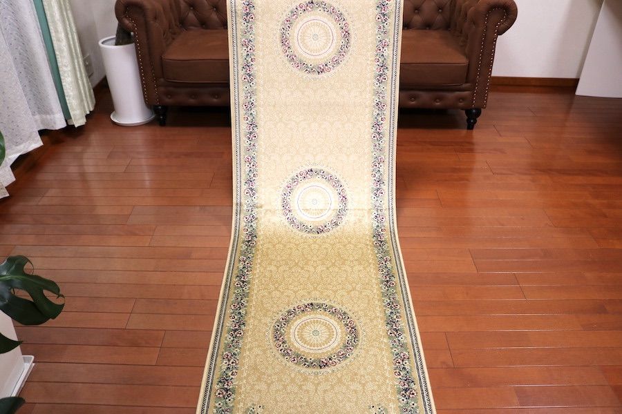玄関マット ペルシャ柄絨毯79×154新品 カーペット ランナー ランナー ペルシャ柄絨毯 67×240 新品未使用 カーペット 玄関