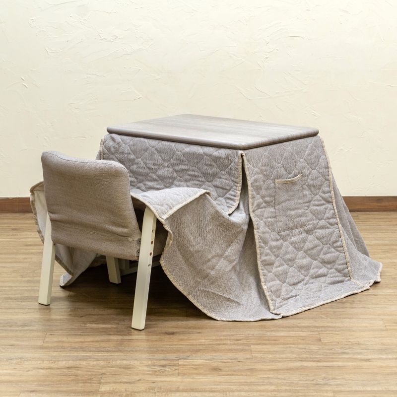 パーソナルコタツ　掛け布団　イス　3点セット　BR/NA パーソナルコタツ 掛け布団 イス 3点セット BR/NA/WH - メルカリ