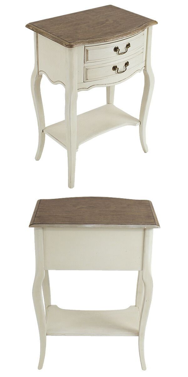 アンティーク調 サイドテーブル W約55×D約39×H約76.5 cm ホワイト 花台 2段 二段 引出し 引き出し アンティーク家具 木製 テーブル アンティーク風 アンティーク インテリア 家具 シャビーシック シャビー 白 antique-h 06-wh その他 キッチン 日用品 その他