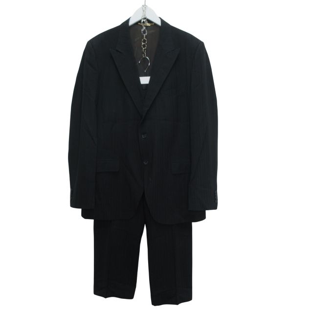 ドルチェu0026ガッバーナ ドルガバ DOLCEu0026GABBANA スーツ ジャケット 3Lサイズ相当 パンツ スラックス Ｌサイズ相当 ブラック k333 0213