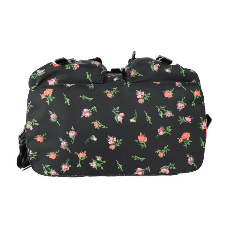 PRADA プラダ 1BZ811 リュックサック ナイロン 花 マルチカラー