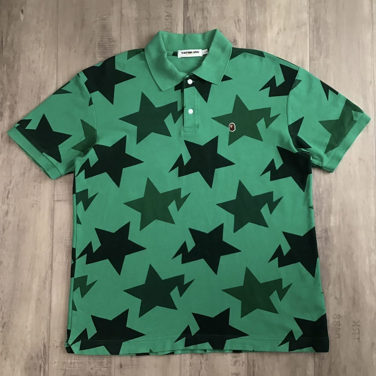APE BAPE KAWS STA ベイプスタポロシャツtシャツL