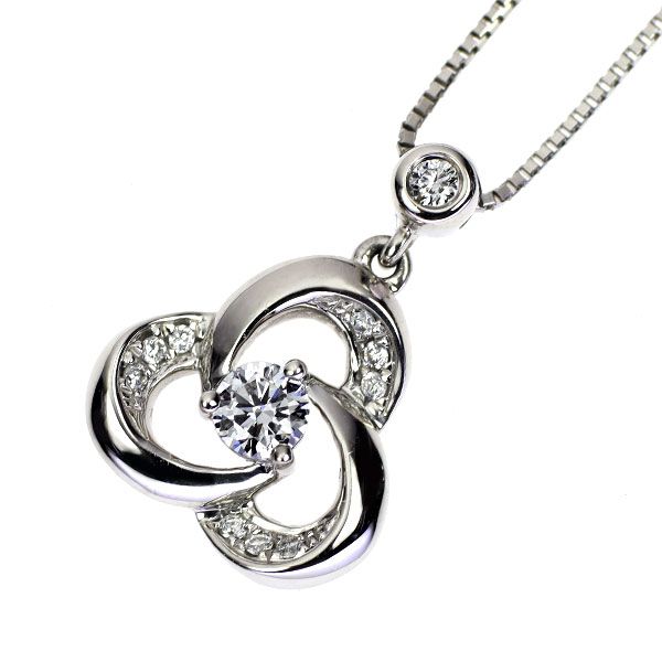 Pt900/ Pt850 ダイヤモンド ペンダントネックレス 0.28ct - メルカリ