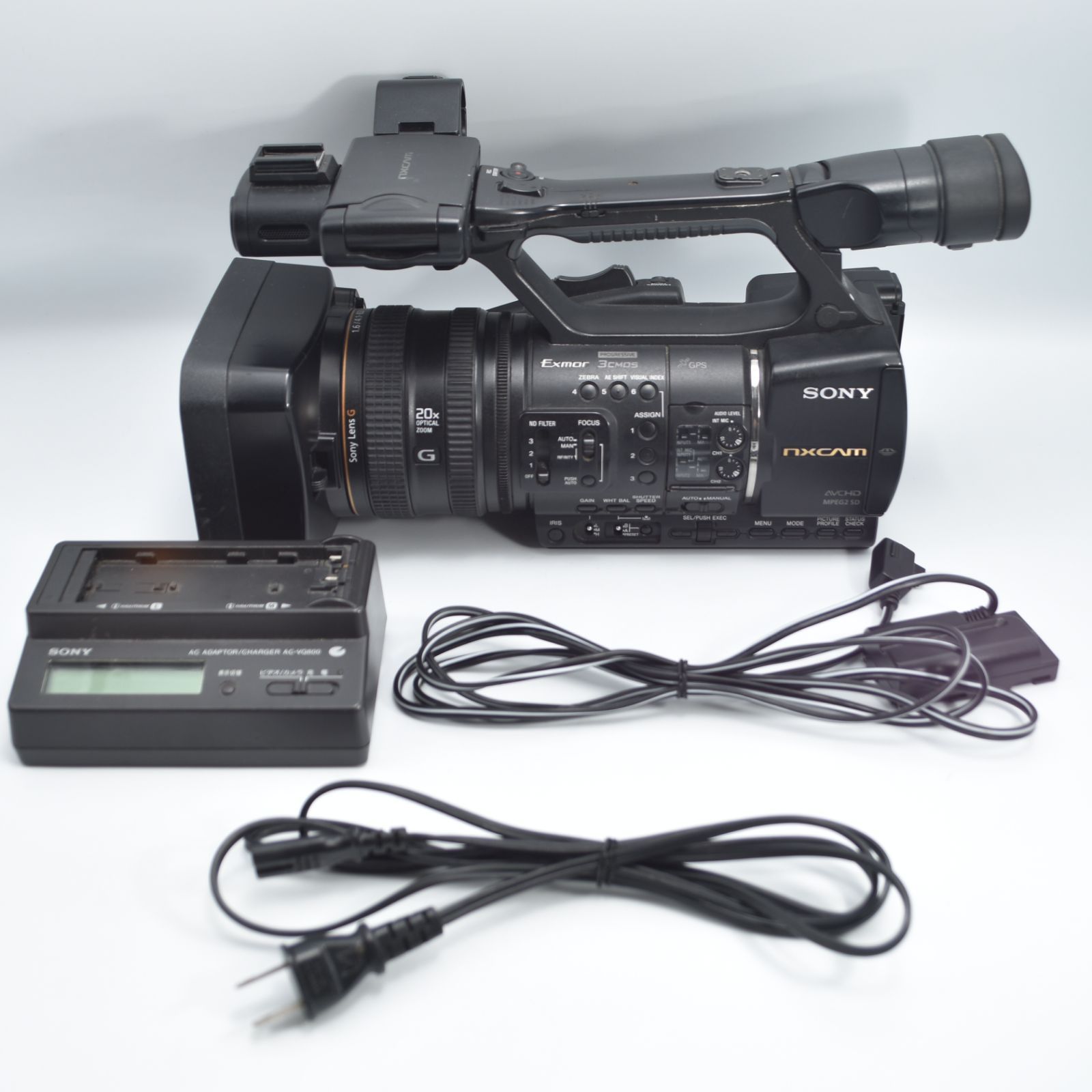 B 8690 SONY HXR-NX5J NXCAMカムコーダー