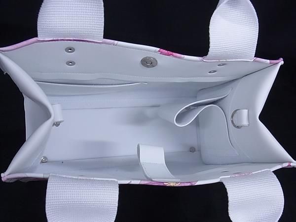  LEONARD レオナール レザー フラワー 花柄 2 WAY ハンドバッグ トート ショルダー 斜め掛け アイボリー系 FS 3737 その他 トップス