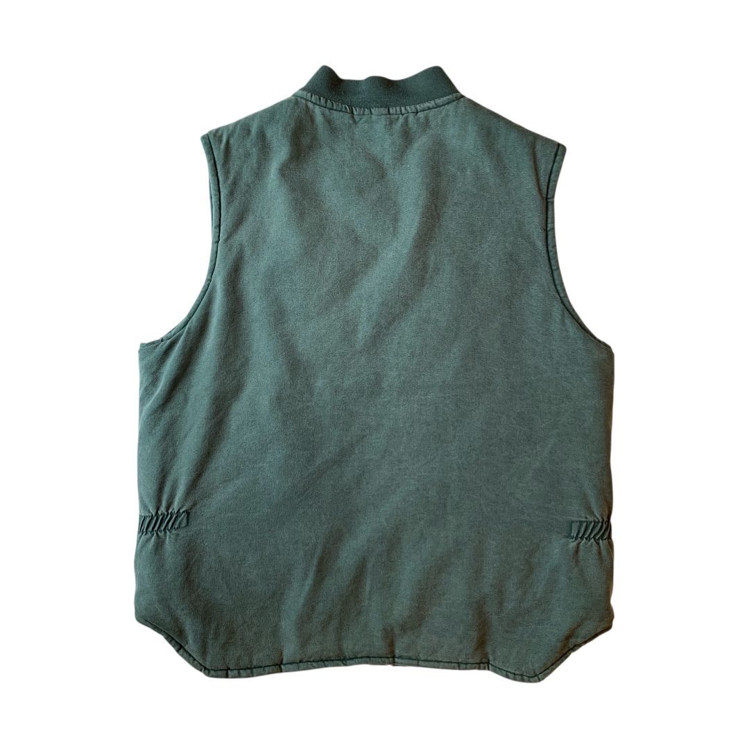 Ｊ.CREW ジェイクルー　ワークベスト　中綿入　巨人タグ 90年代 J.CREW 中綿キルティングベスト 巨人タグ M グリーン - メルカリ