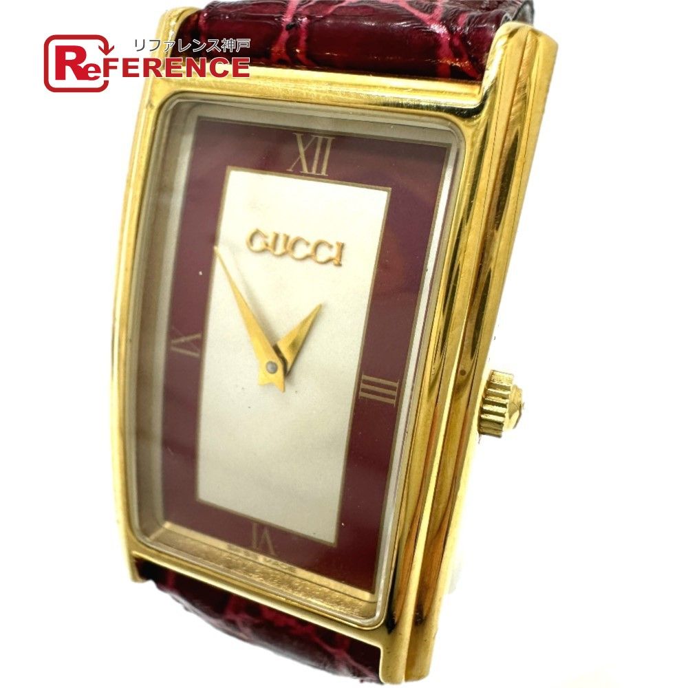 GUCCI グッチ 腕時計 レクタンギュラー 2600M GP - メルカリ