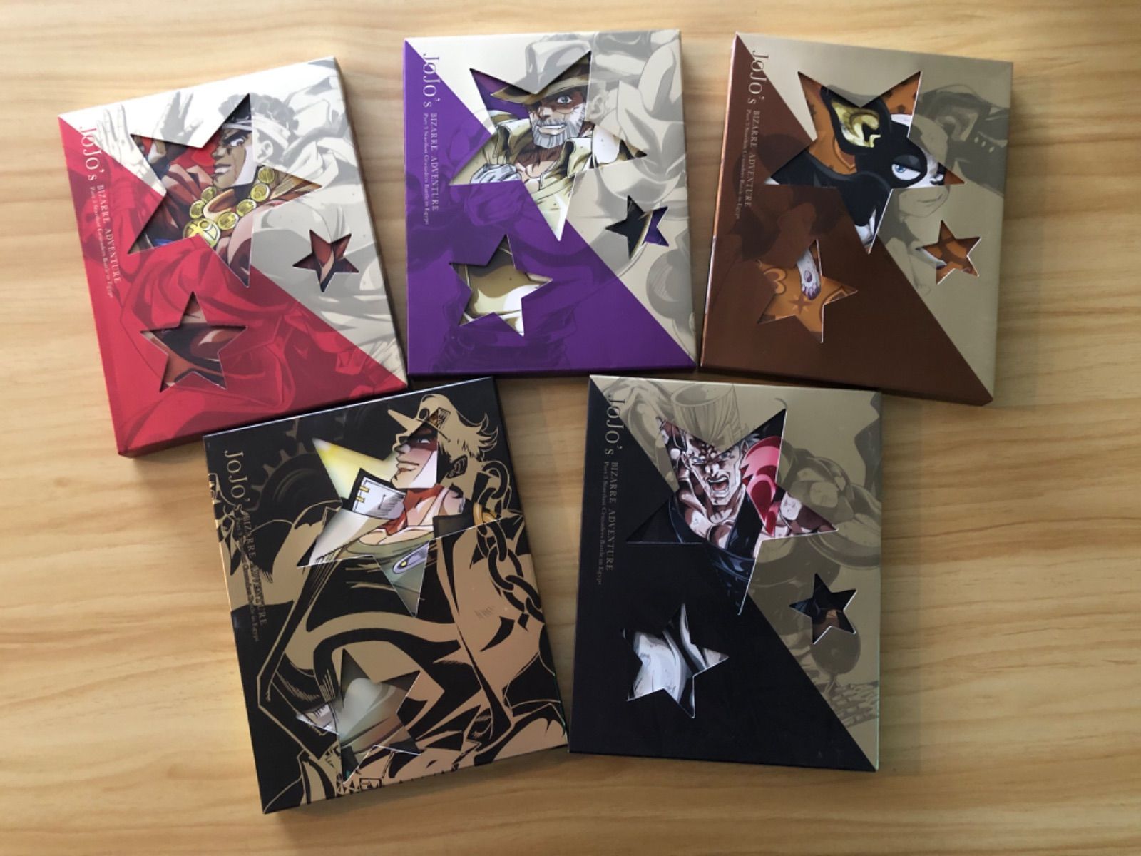 Blu ray ジョジョの奇妙な冒険 スターダストクルセイダース エジプト編 2 6巻セット M 00966