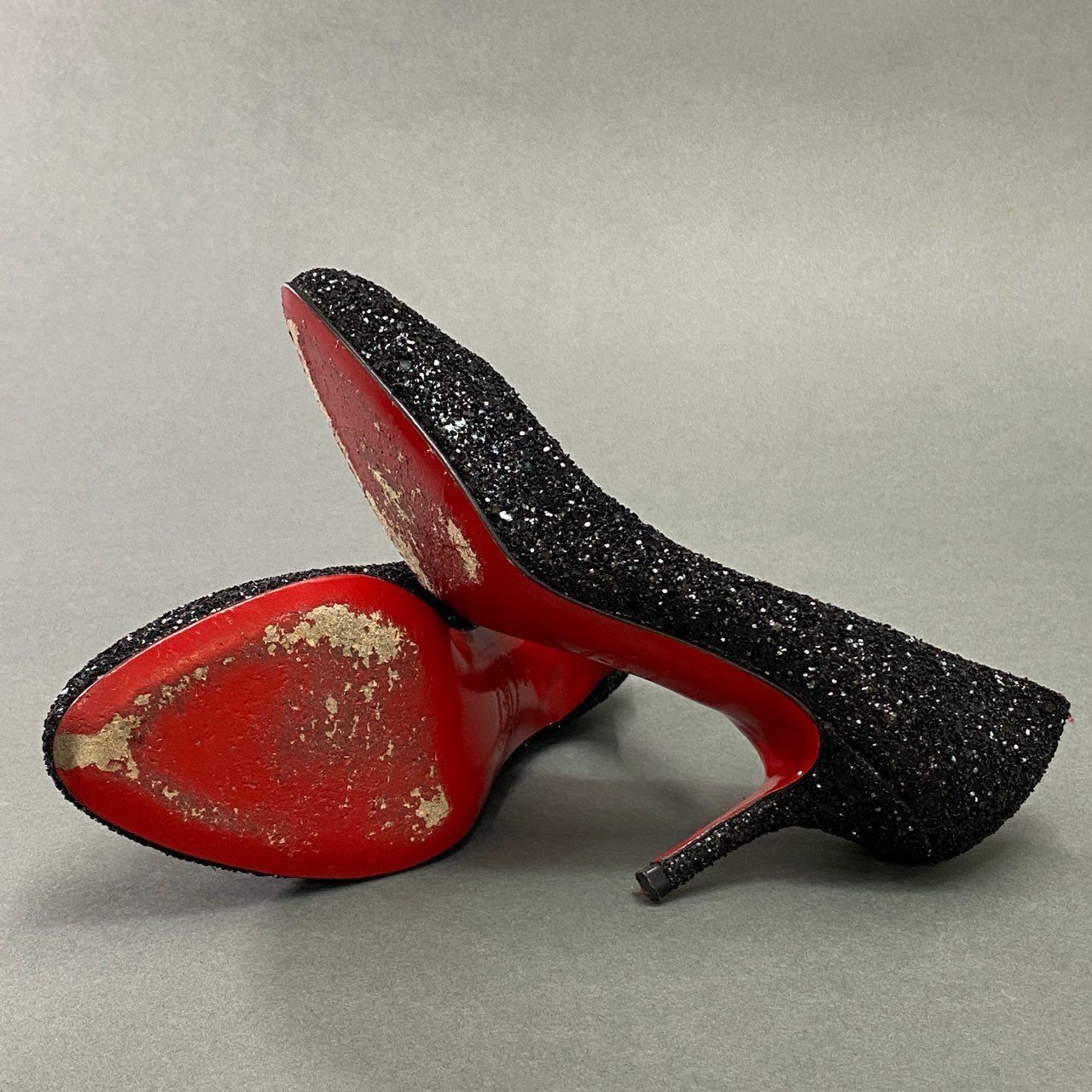 6a10 Christian Louboutin クリスチャンルブタン グリッター ラメ