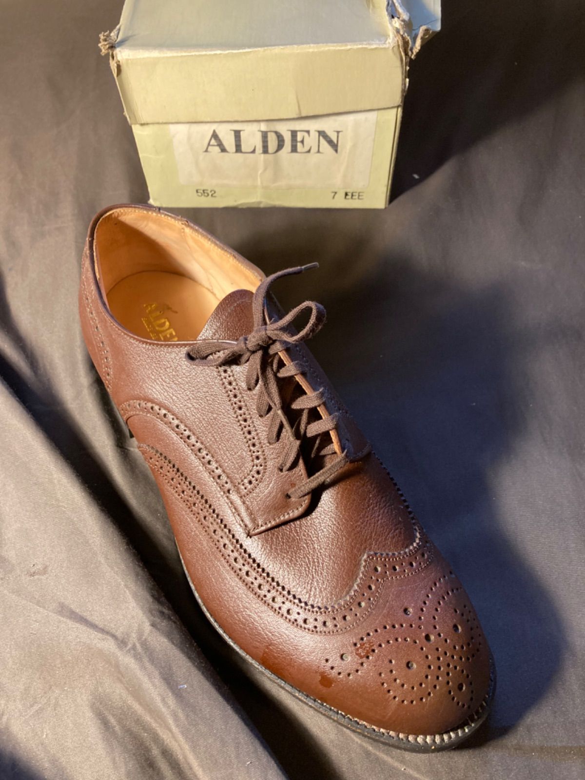 旧ロゴ64年製オールデンAlden新品モディファイド539革靴7EEEアナトミカ-