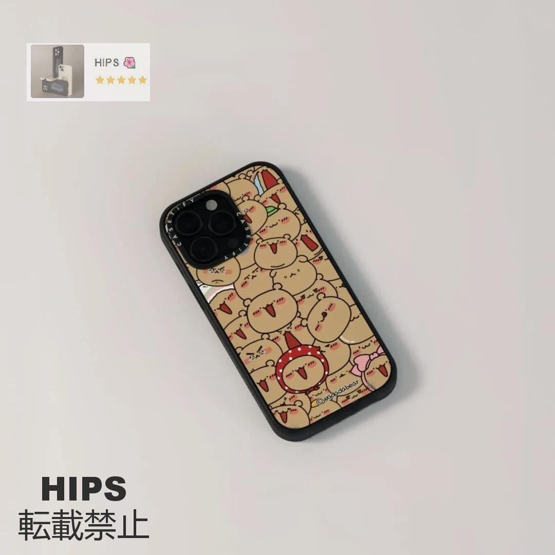 Wadadabear iPhoneケース MagSafe対応 CASETiFY 無地透明 ケース