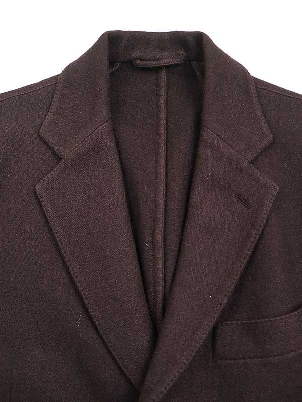 SALE！Belvestブラウン チェスターコート　46サイズ Belvest ベルベスト オールカシミヤチェスターコート ブラウン 46