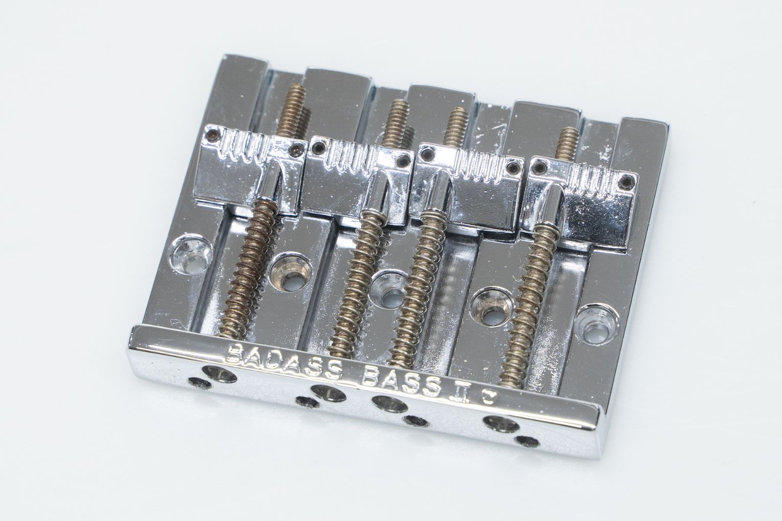 ベース Leo Quan Badass V5 BLACK Leo Quan Badass V 5-String Bass Bridge With Grooved Saddles