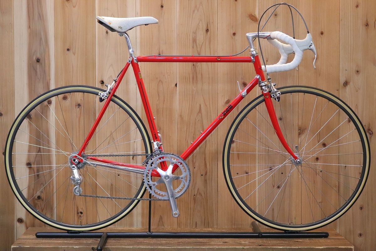 チネリ CINELLI SUPERCORSA COLUMBUS SLX 1990年頃 55サイズ カンパニョーロ コルサレコード MIX 7S クロモリ  ロードバイク Cレコ 【芦屋店】 - メルカリ