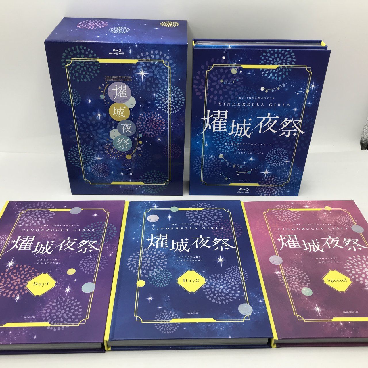 01w-3653 〇 THE IDOLM@STER CINDERELLA GIRLS燿城夜祭 -かがやきよまつり- Blu-ray BOX 完動品 品