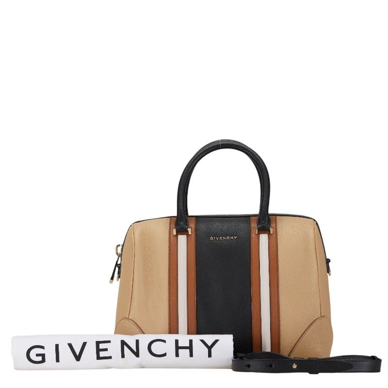 ジバンシー ルクレツィア ボストンバッグ ショルダーバッグ 2WAY ベージュ ブラウン レザー レディース Givenchy【228-67300】  - メルカリ