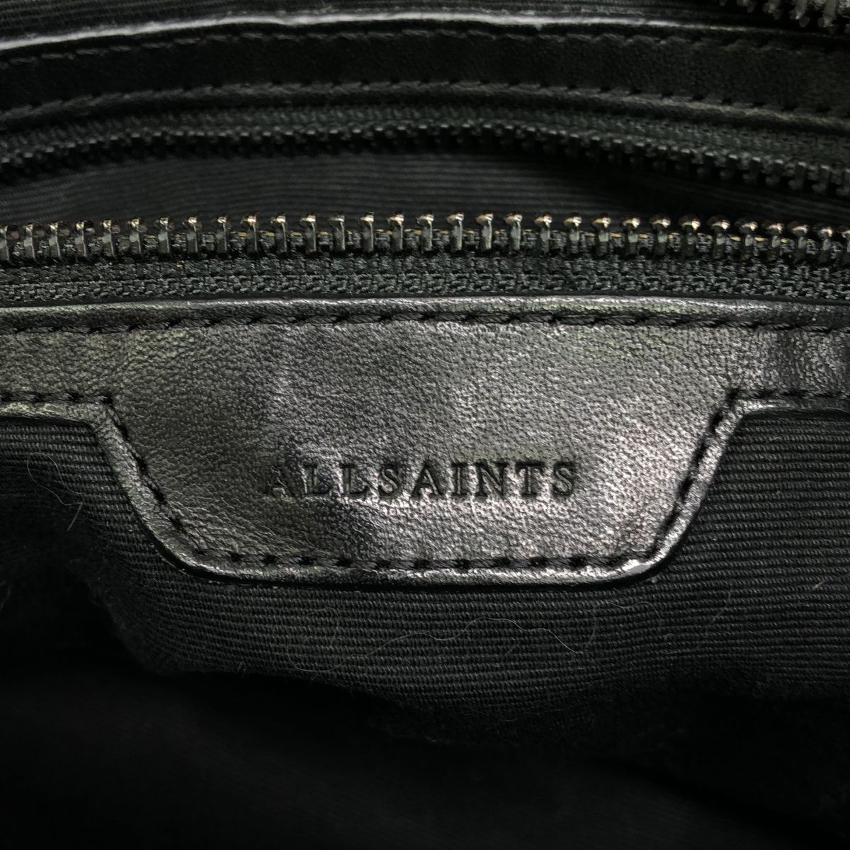 ALLSAINTS オールセインツ レザートートバッグ ブラック - メルカリ