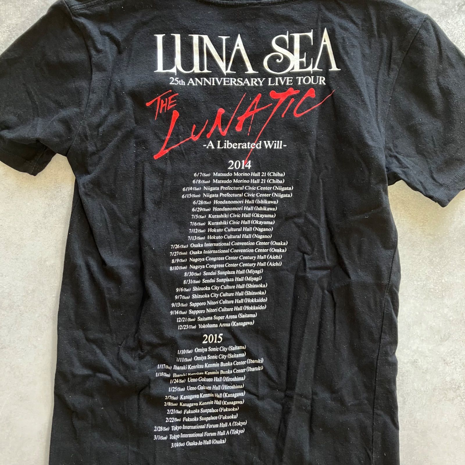 バンドTシャツ LUNA SEA XSサイズ レディース【B-3 レディース