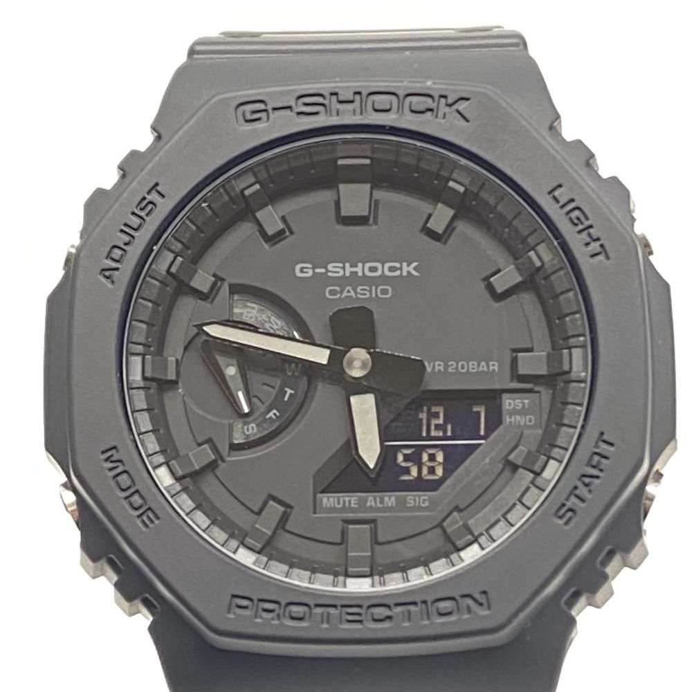 中古】G-SHOCK GA-2100-1A1JF カーボンコアガード ブラック[17] 中古