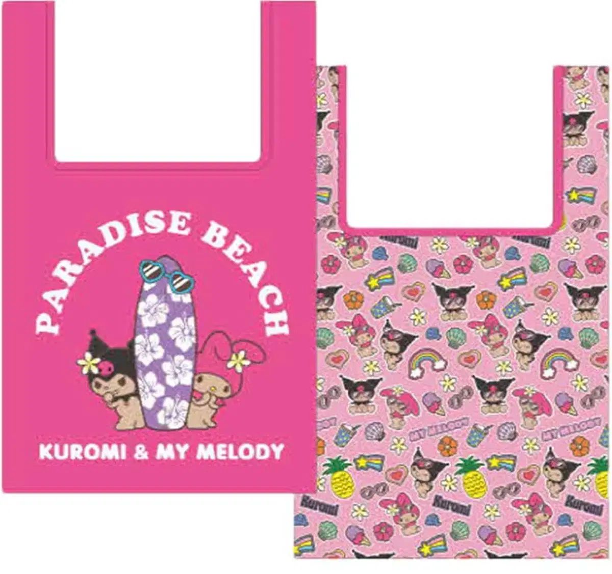 Sanrio サンリオ マイメロディ クロミ 日焼け パラダイス ビーチ エコバッグ バッグ