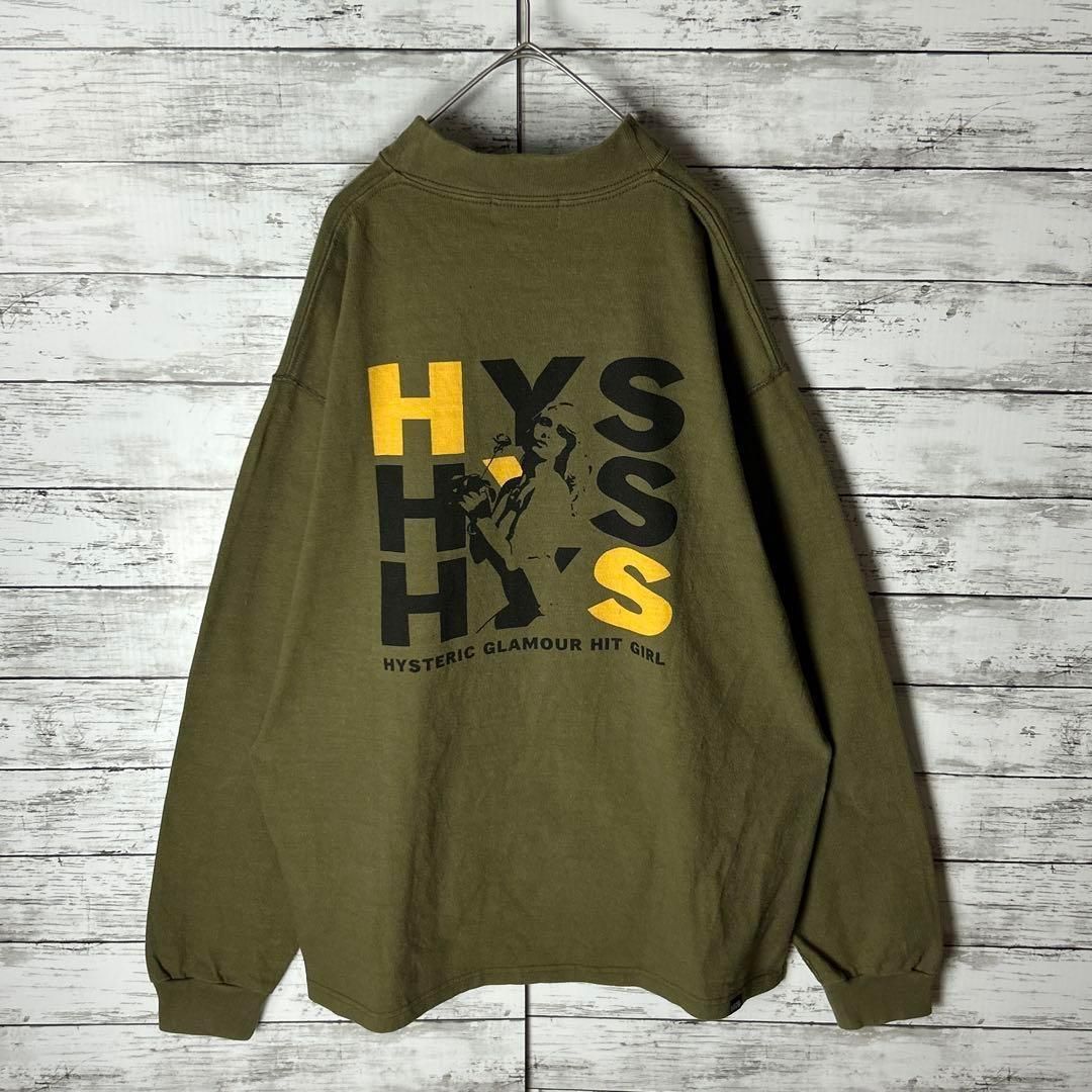 3352M【厚地ＸＬ】ヒステリックグラマー☆ヒスガール ビッグロゴ 長袖Ｔシャツ 03352M【厚地XL】ヒステリックグラマー / HYSTERIC GLAMOUR