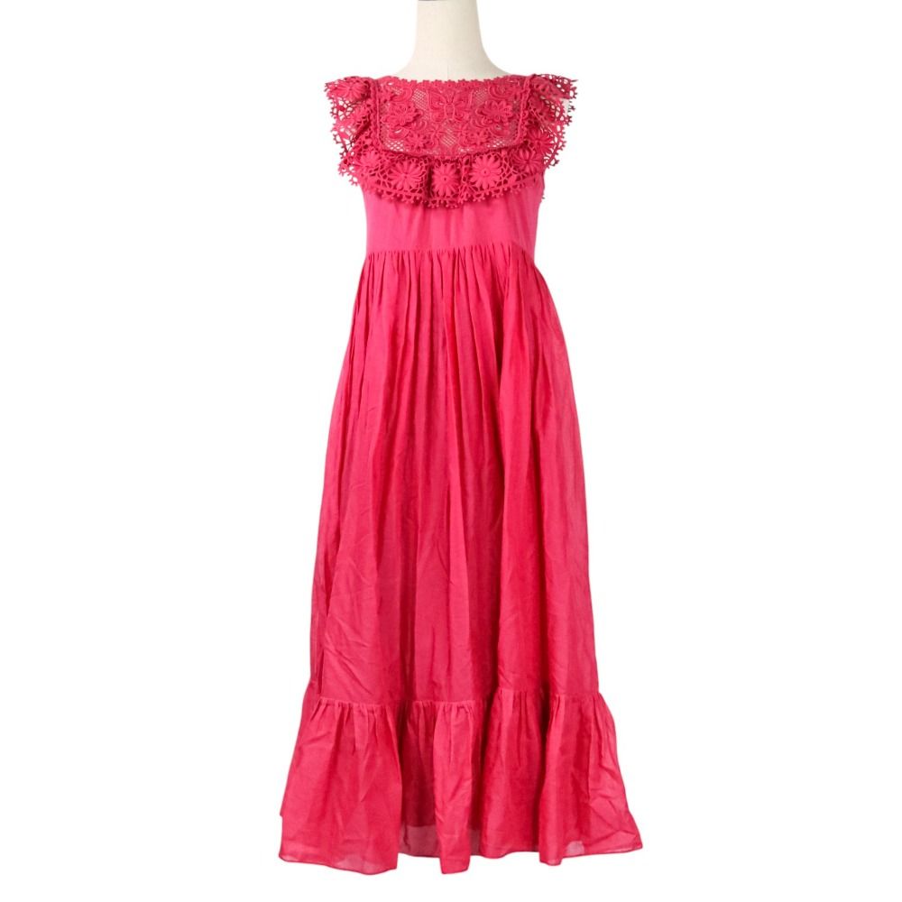 【美品】RED VALENTINO ワンピース RED VALENTINO 美品 レッドヴァレンティノ ボタニカル柄 長袖