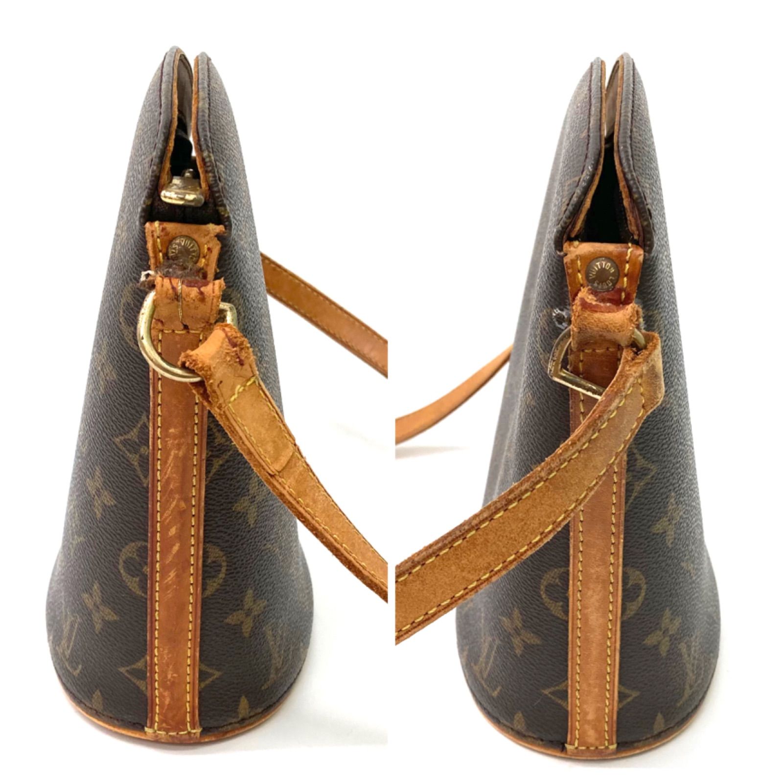 ジャンク品 LOUIS VUITTON ルイヴィトン バケットGM M42236 モノグラム