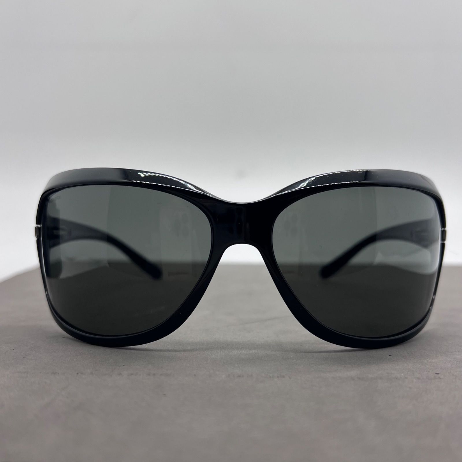 PRADA SPR14G big lens sunglasses black プラダ サングラス y2k