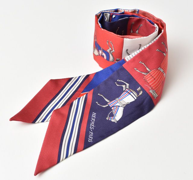 HERMES エルメス ツイリー 馬具モチーフ シルクスカーフ 楽天市場】HERMES エルメス スカーフ ツイリー 馬銜と鎖 シルク