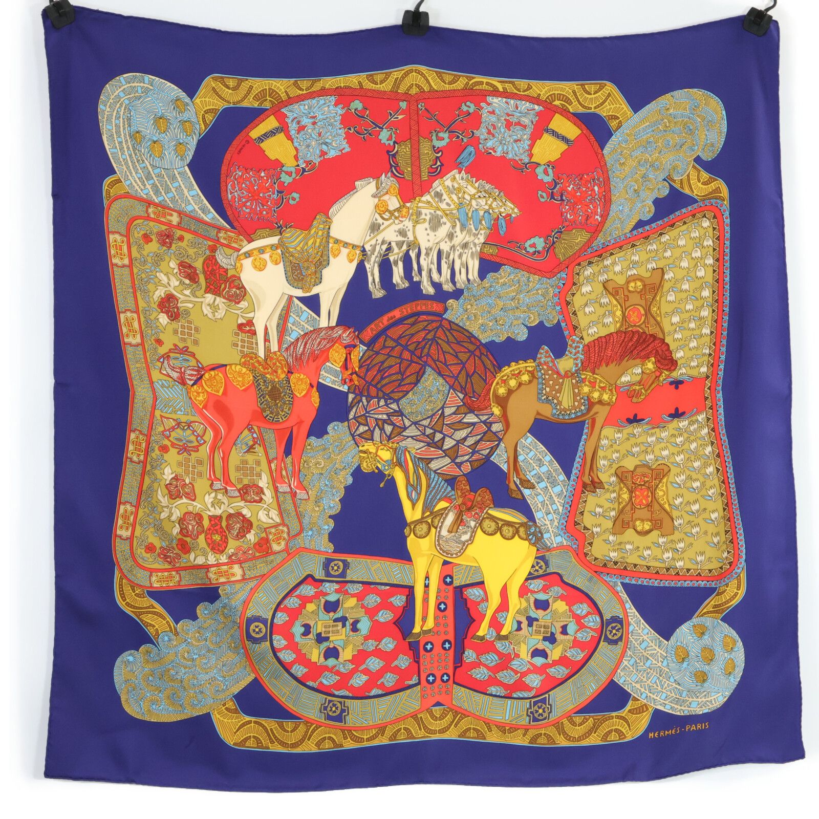 HERMES エルメス 【新品同様】ART des STEPPES ステップ美術