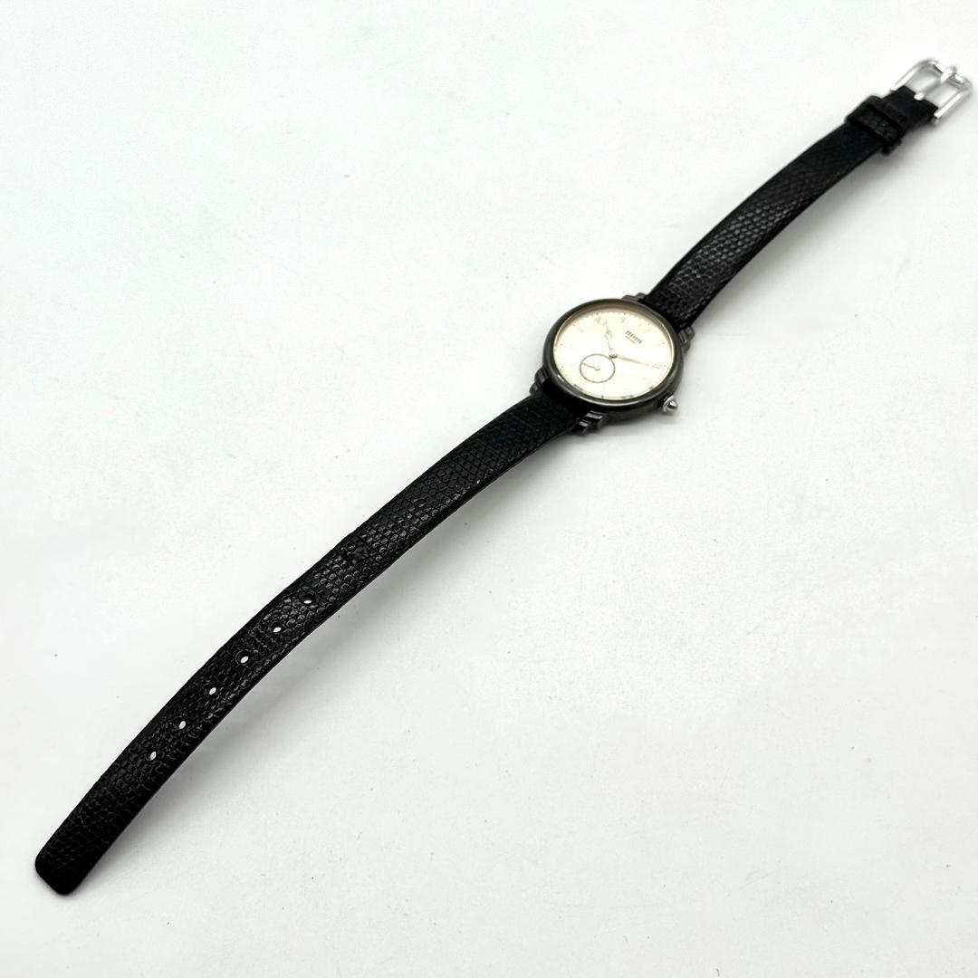 SEIKO ブラックケース スモールセコンド レディースウォッチ