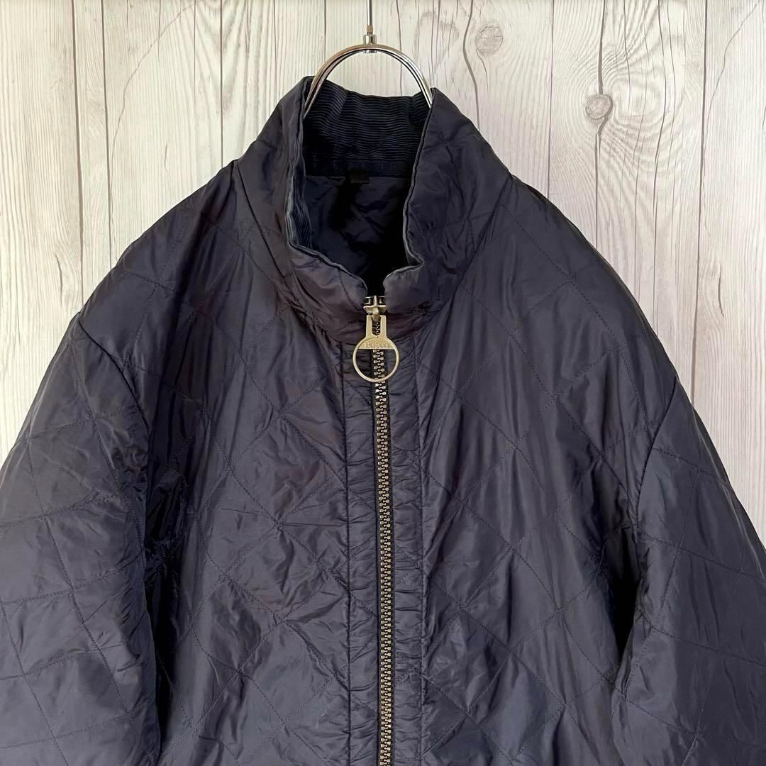 Barbour ネイビー　ライトブルゾン Barbour バブアー ライトブルゾンジャケット フルジップ