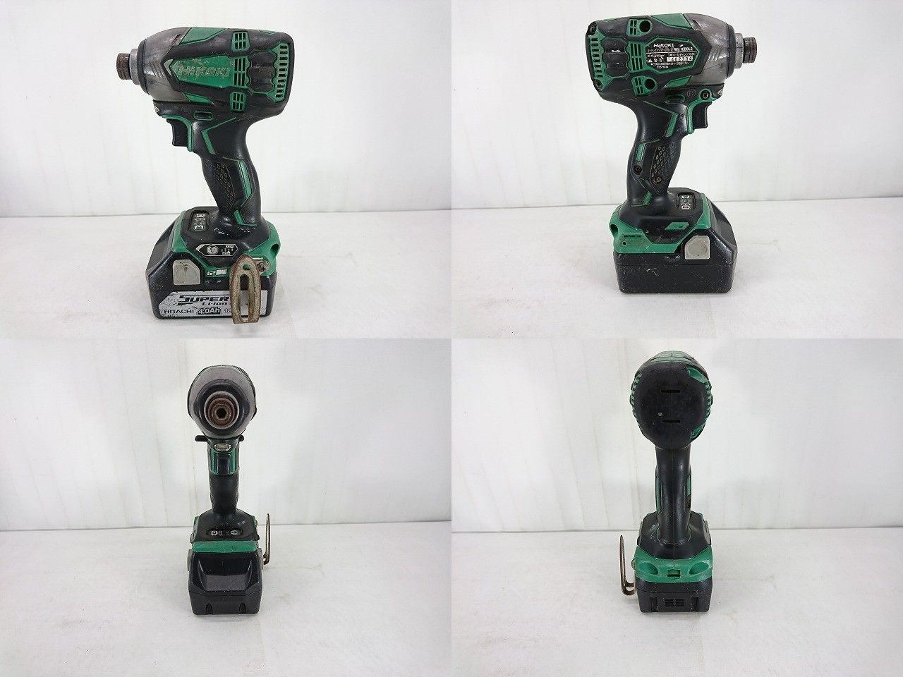 日立 - s25t-0315n【中古】HITACHI 日立工機 18V コードレス インパクトドライバ WH18DDL2 バッテリ1個 充電器付 s25t-0315n【中古】HITACHI 日立工機 18V コードレス インパクト