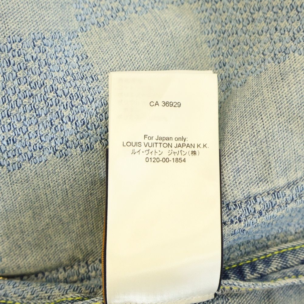 LOUIS VUITTON (ルイヴィトン) 24SS Damier Collarless Denim Jacket