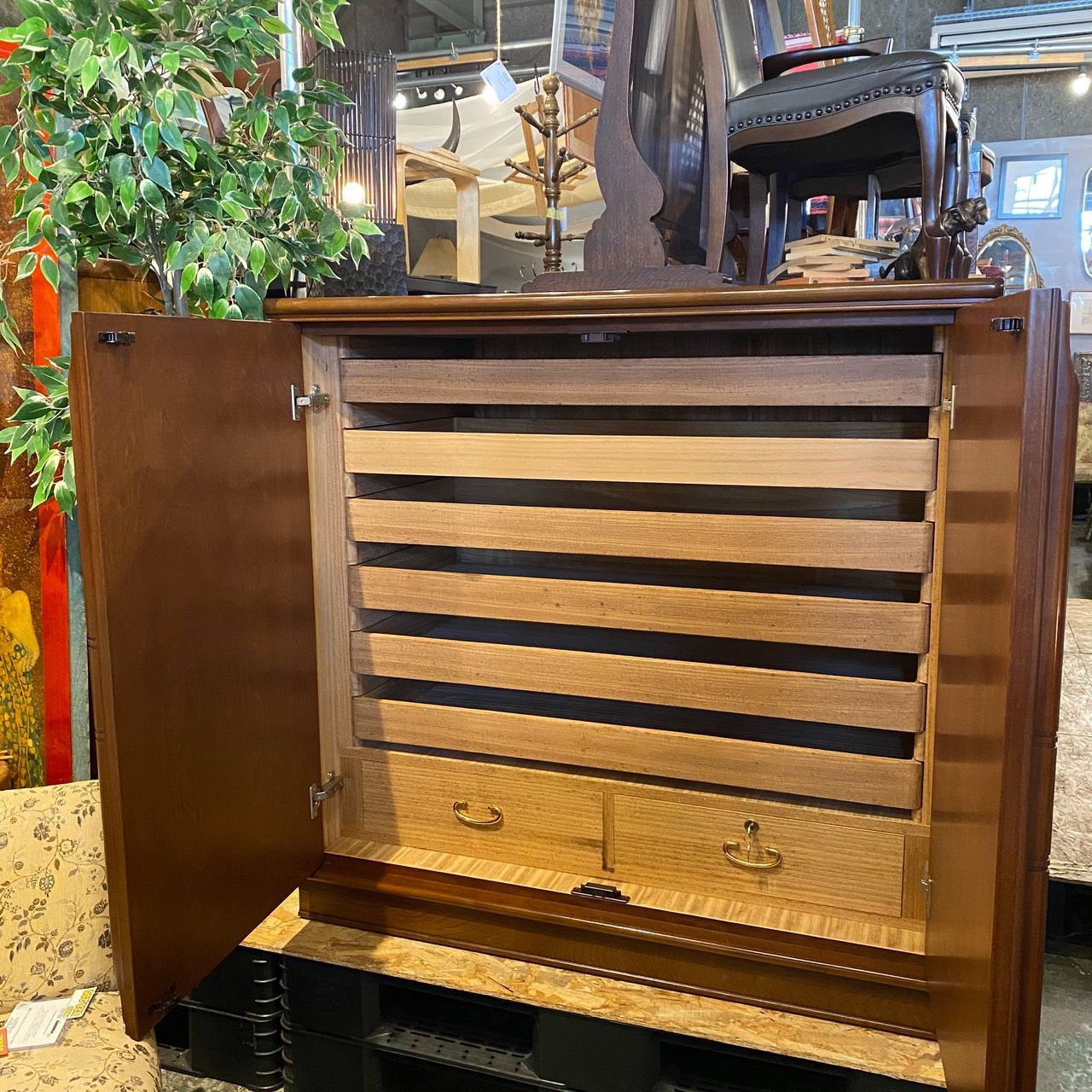 和モダン桐チェスト 桐箪笥