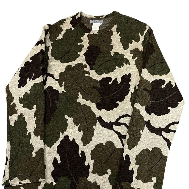 Yohji Yamamoto Pour Homme 02AW カモフラージュオーバーサイズニット
