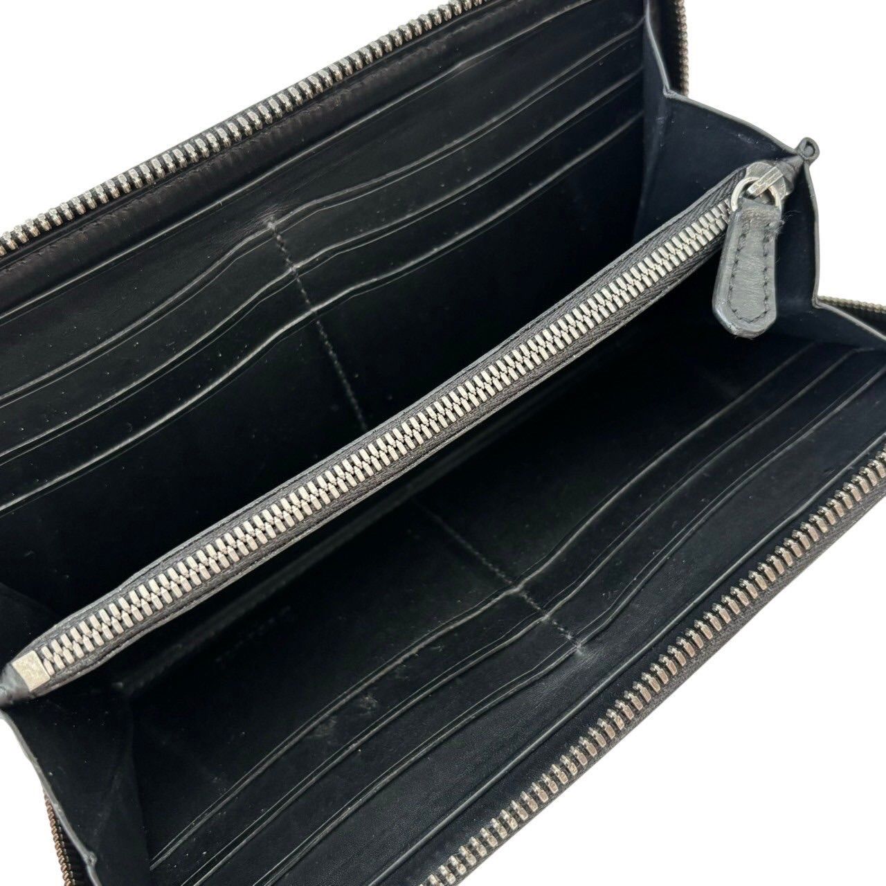 【美品】ベルルッティ　カリグラフィー　ラウンドファスナー　長財布　レザー 長財布 メンズ 本革 カリグラフィー ラウンドファスナー 高級感