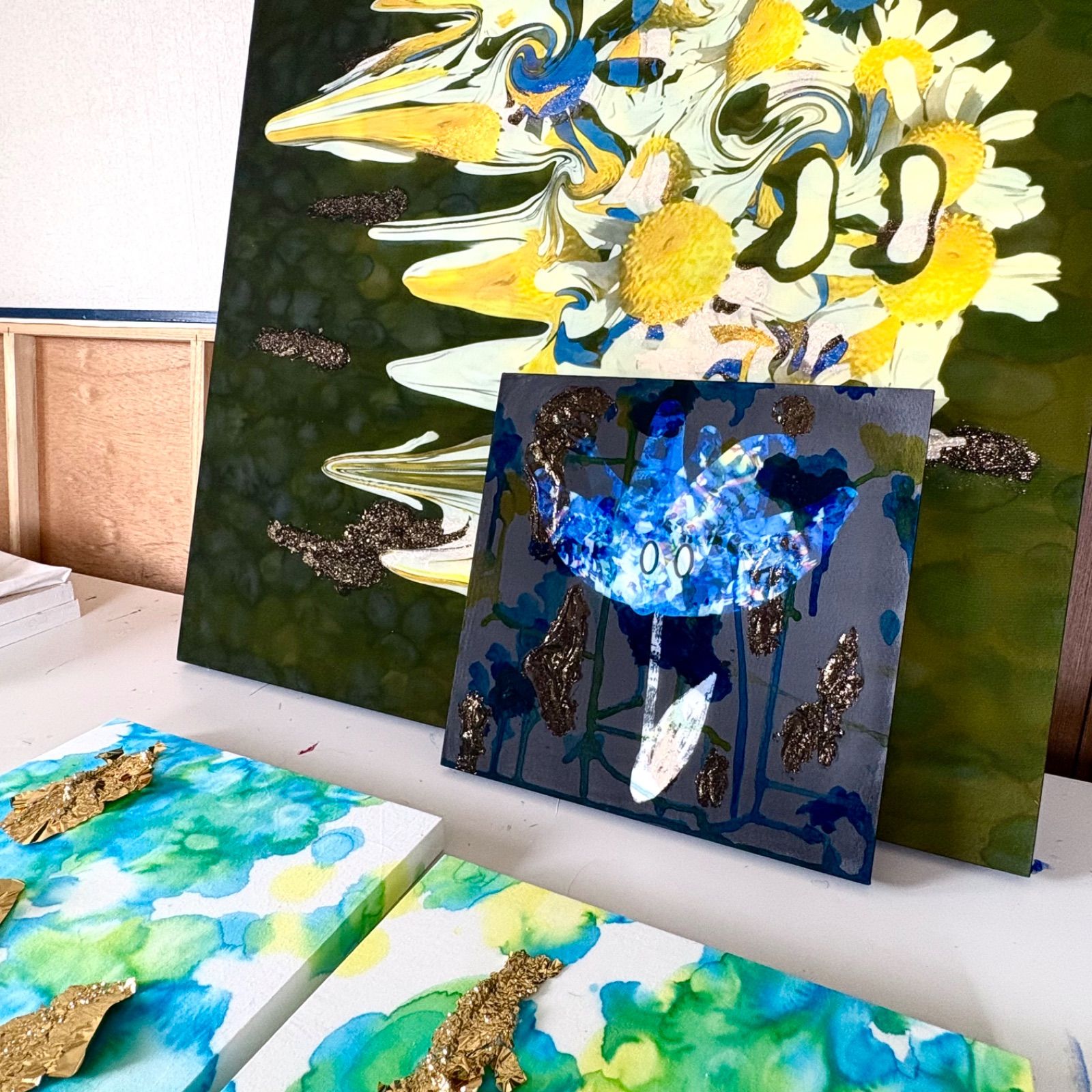 原画】Sea Flower ー海の花ー 現代アート S3号 夏 No.1 - メルカリ