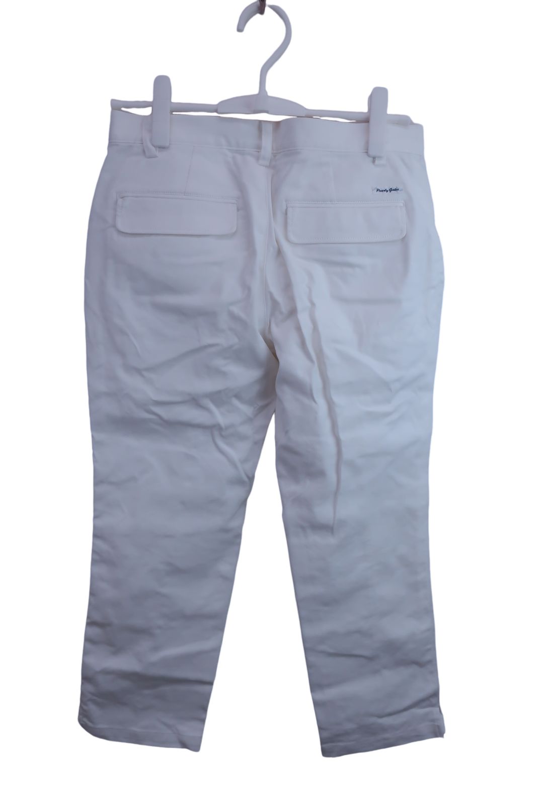 美品】PEARLY GATES(パーリーゲイツ) 7分丈パンツ 白 レディース 2 055