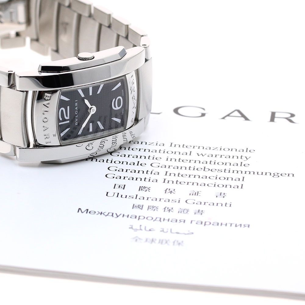 ブルガリ BVLGARI AA35S アショーマ クォーツ レディース良品保証書  